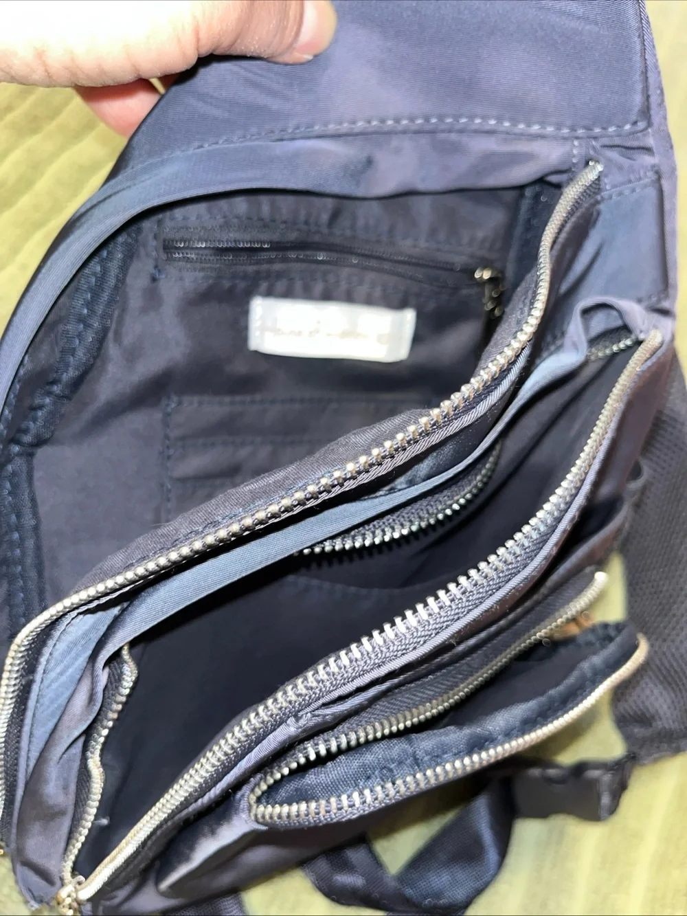 House of Harlow 1960 gray Sling Backpack